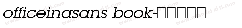 officeinasans book字体转换